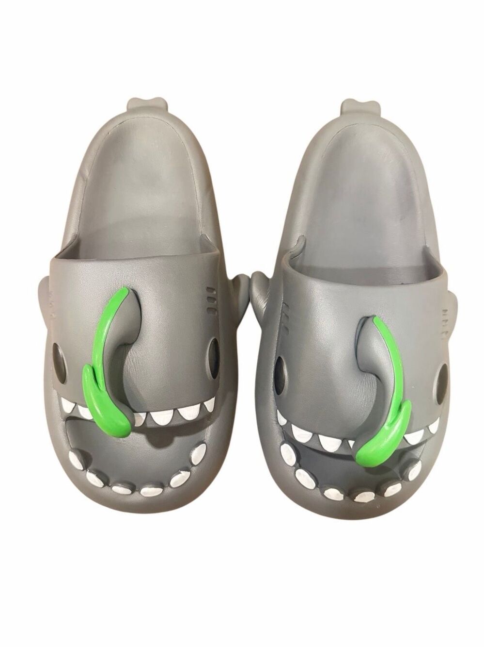 Shark Slides - grey- size 44-45 (11-11.5)